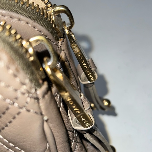 Marc Jacobs Blake Quilted Venetia Satchel Handbag. Italian Leather. Puffer AUTH - Picture 8 of 17